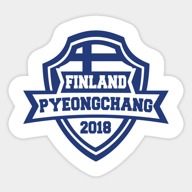Team Finland Pyeongchang 2018 Sticker by OffesniveLine